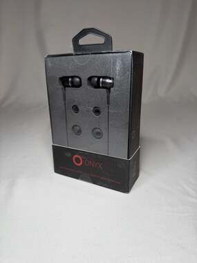 Onyx Elo Premium Genuine In-Ear Wood Earphones (black/black)